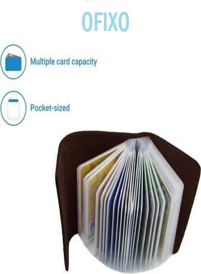 OFIXO Credit Card Holder Protector Credit Card Wallet Slim Metal Credit Card Case for Women or Men (Dark Black) - Image 3
